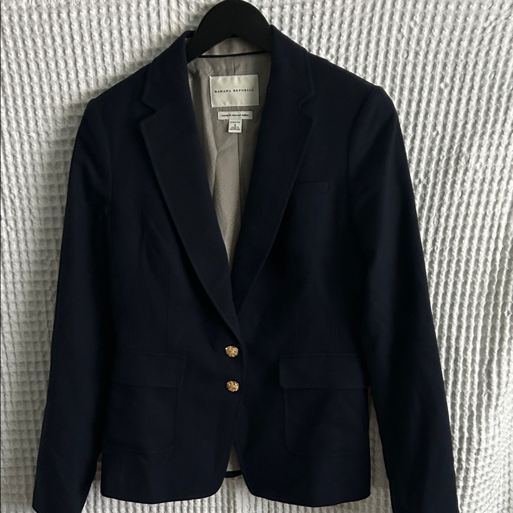 Banana Republic Women's Dark Blue Blazer